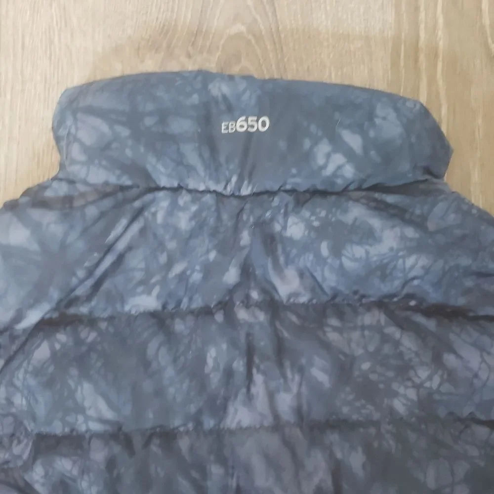 Eddie Bauer Womens EB650 Down Full‎ Zip Puffer Vest Jacket Small Marble Blue